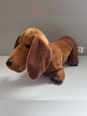 Rare Ganz Webkinz Cinnamon Dachshund Plush Hotdog Weenie Dog Stuffed Animal